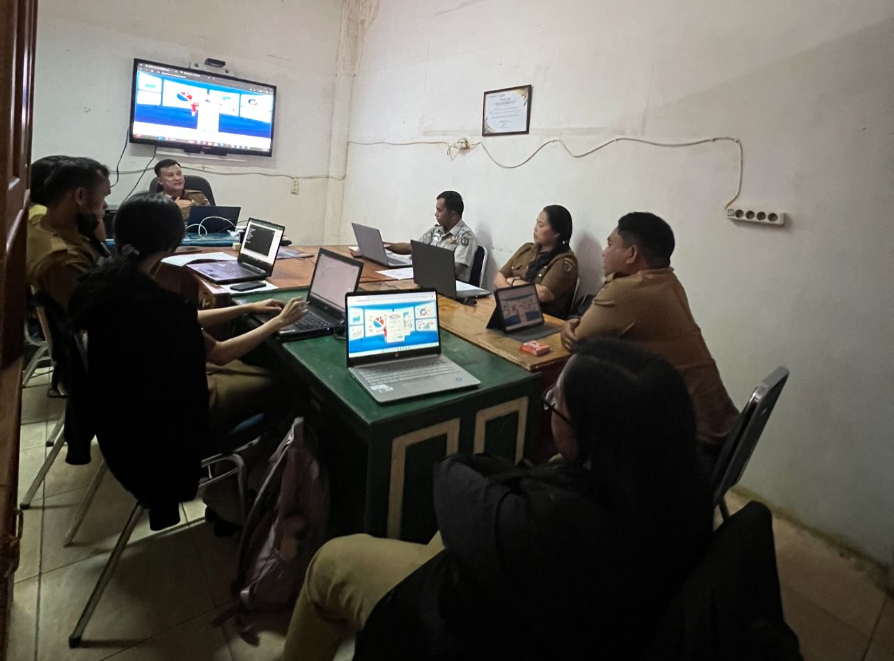 Bidang Teknologi Informasi dan Telematika membuka Kegiatan Pendampingan Pengisian Portal Satu Data Mamasa