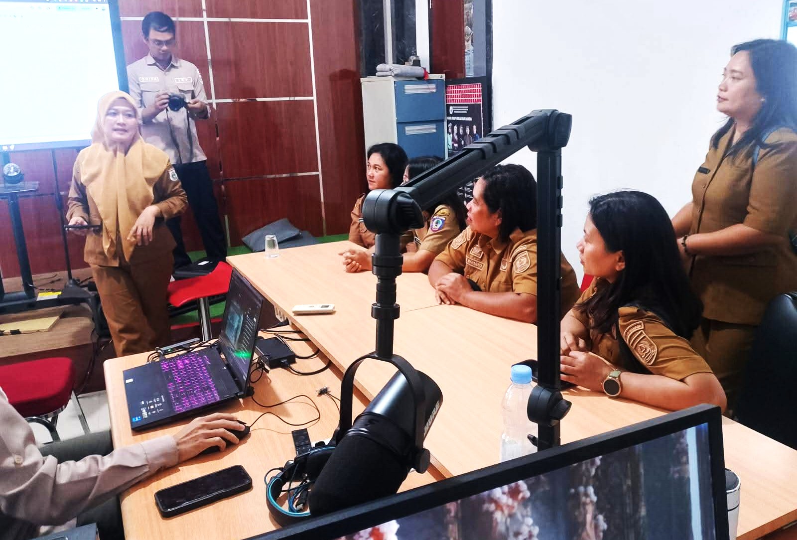Maksimalkan  Pelayanan Informasi, Bidang KPM Diskominfosandi Mamasa Koodinasi ke KPM Kominfopers Provinsi Sulbar