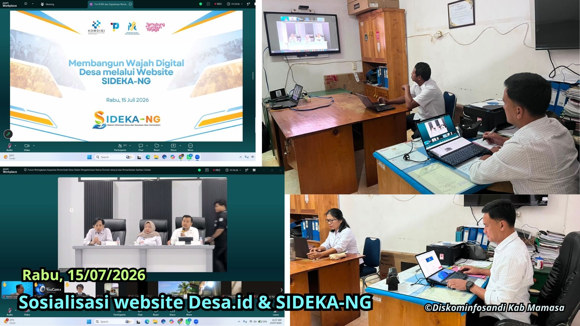 Sosialisasi Website desa.id dan SIDEKA-NG